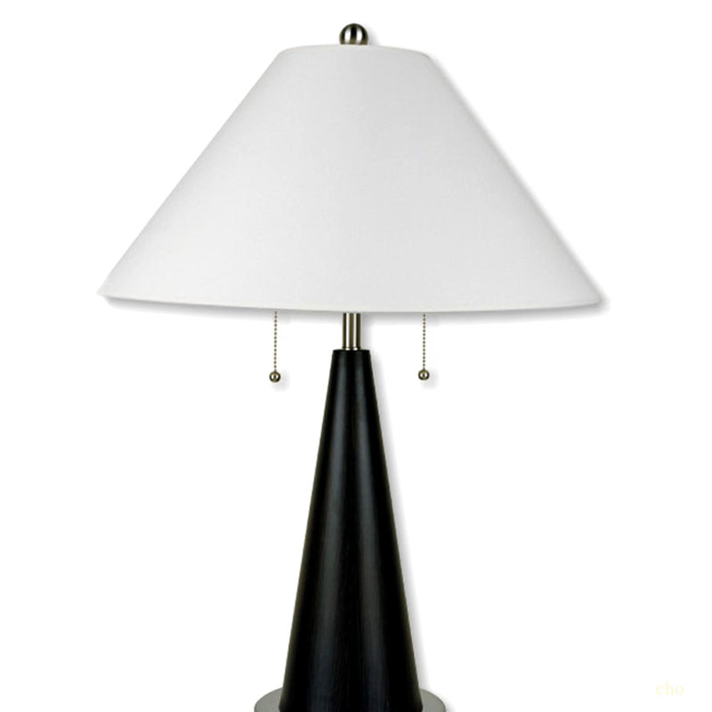 Lampe de table haute 28 po avec abat-jour en lin blanc 28 po