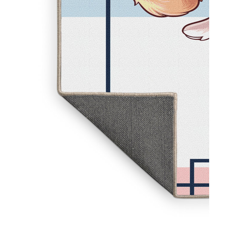 Tapis mignon pour enfants, Rectangle 7 pi x 9 pi