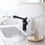 Robinet de lavabo pour salle de bain à poignée simple 8 po H-115922249