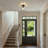7-Inch Crystal Semi-Flush Mount Ceiling Light For Bedroom Hallway Entryway-663711557