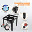 Ensemble de friteuse à dinde 30 pte et friteuse à poisson 10 pte avec cuisinière au propane 55 000 BTU