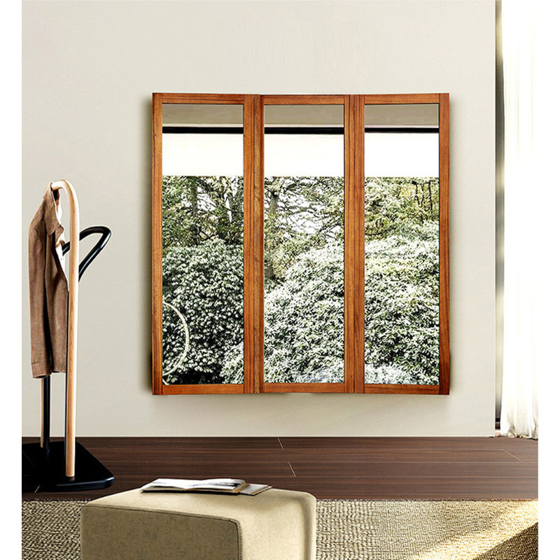Miroir de garde-robe caché à trois volets, Tanné