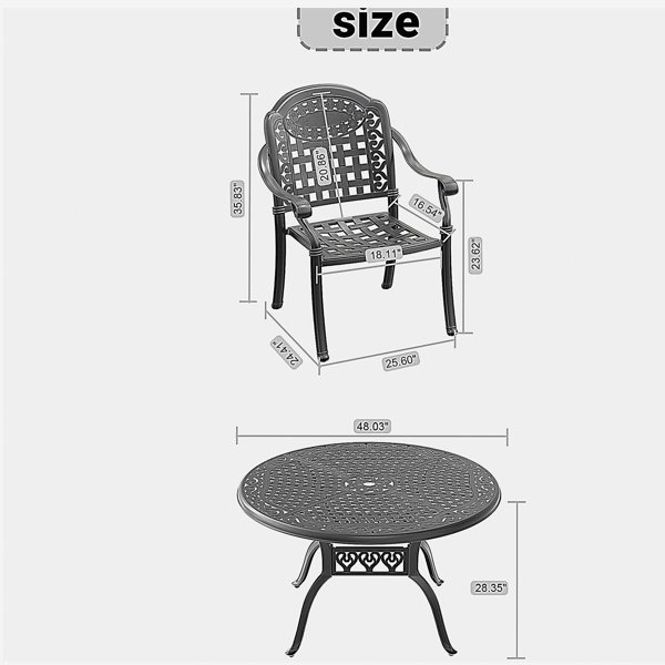Dimensions du produit