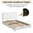 Cordoba Upholstered Platform Bed with Adjustable Headboard-2083019661-2083019663