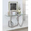 Hyatt 48'' Glass Top Console Table