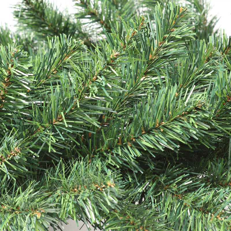 Guirlande de 9 pi de hauteur - verdure artificielle réaliste, parfaite pour les décorations des Fêtes, les manteaux de cheminée, les escaliers et les décorations de Noël