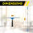 Window Washing Kit with Swivel Window Squeegee and 6' Telescopic Pole, 3 Pack-114267974