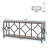 Très longue table d'appoint 70,86 po, console 2 niveaux-210379293