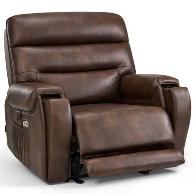 27" Seat Width Zero Gravity Power Recliner Chair with Vibration Massage and Heat, Adjustable Headrest