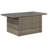  Garden Table Grey PE Rattan, Powder-Coated Steel, Tempered Glass-1535445327