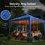 3x3m (10x10ft) Portable Pop Up Canopy Gazebo with Carry Bag, Lightweight Shelter Tent-119269823