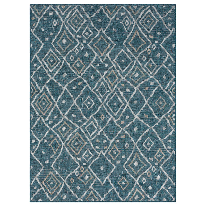 Kemo Abstract Indoor Rug, Rectangle 5' x 6'11"