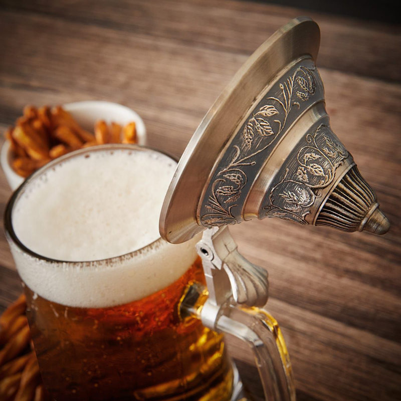 16 oz. Jovontae Chope à bière allemande - Bière à bière Oktoberfest, Oui
