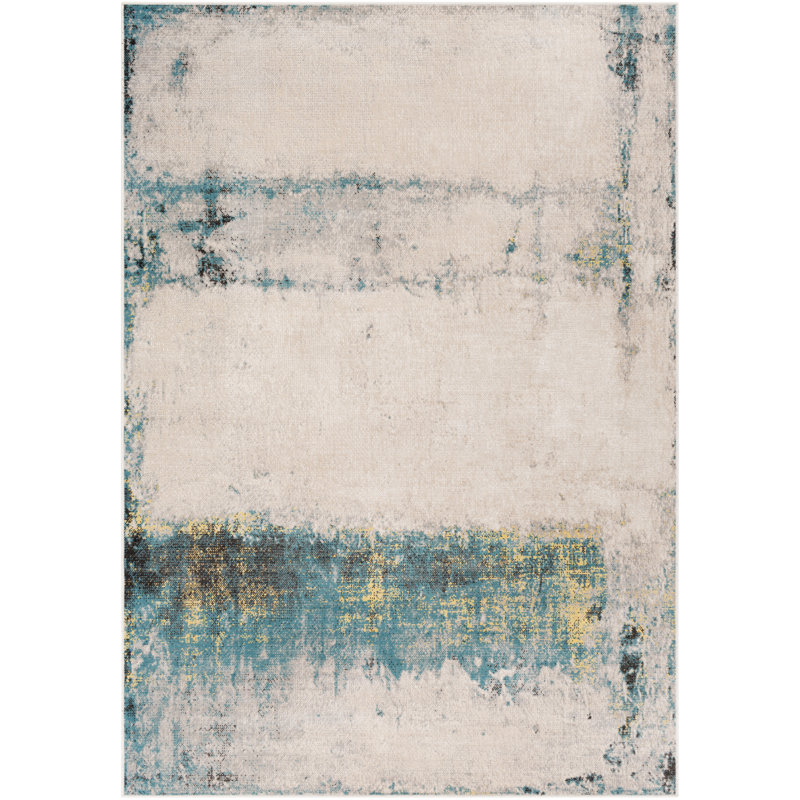 Kamalu Abstract Indoor Rug, Rectangle 5'3" x 7'7"