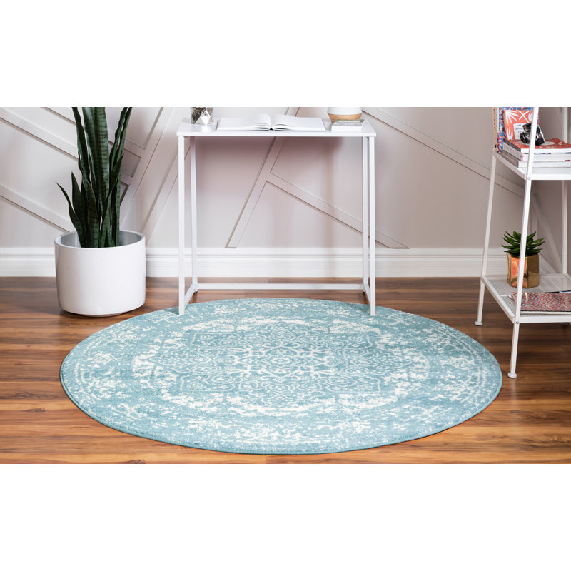 Valjean Oriental Indoor Rug, Round 5'3"