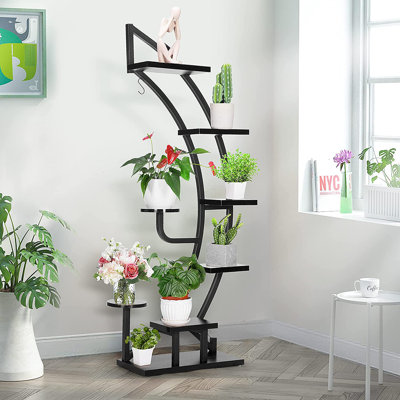 63" Tall Plant Stand Indoor With Grow Lights, 8 Tiered Metal Plant Shelf 35177240 6773 444e 87c3 A7380a934ecc.a79e046eec651b1acfc308419fc165db