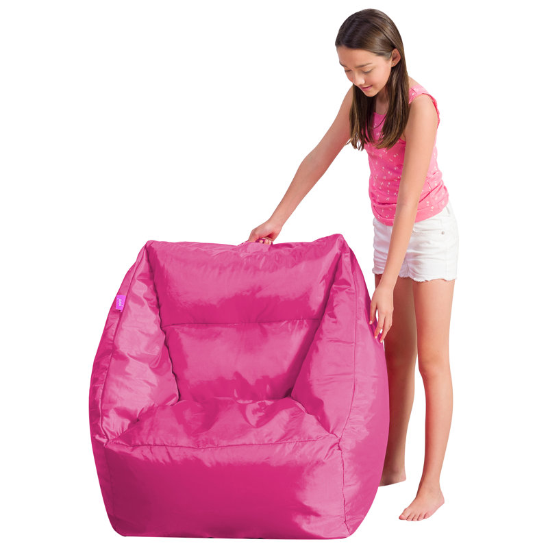 Bean Bag Chair Structured Seat for Kids, Teens and Adults, Comfy Bean Bean Bag Chair for Gaming, Reading and Watching TV, Coronado Chair, Multiple Colors and Fabrics