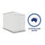 Absco Durango  5' x 10' Metal Galvanized Steel Weather Resistant Bike Storage Shed Surfmist-97830568-114985798