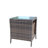 Outdoor Patio Furniture 1 Coffee Table With Clear Tempered Glass-1460592687