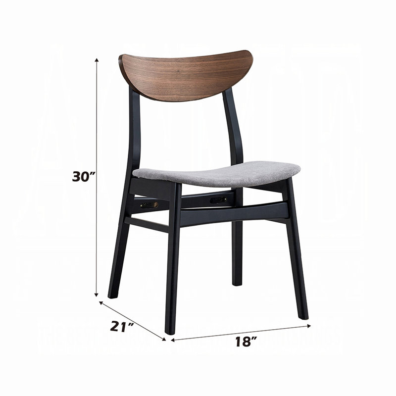 Ensemble de 2 chaises de salle à manger Contemporary
