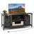 Tv Stand With Power Outlet Usb & Type-c Port 3-tier Tv Console Table Grey