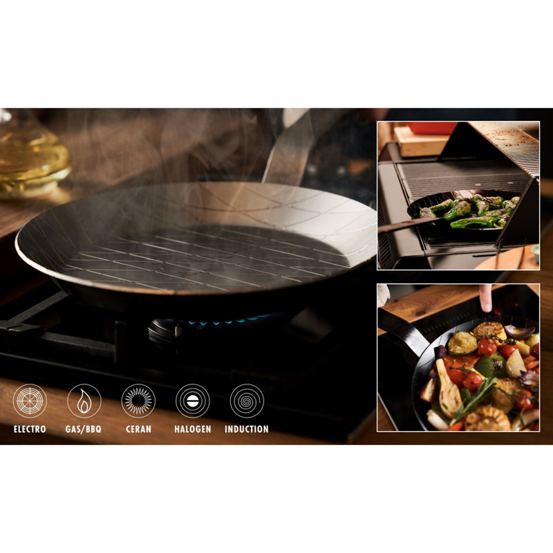 ZWILLING Forge Carbon Steel Fry Pan, Stainless Steel, 11"