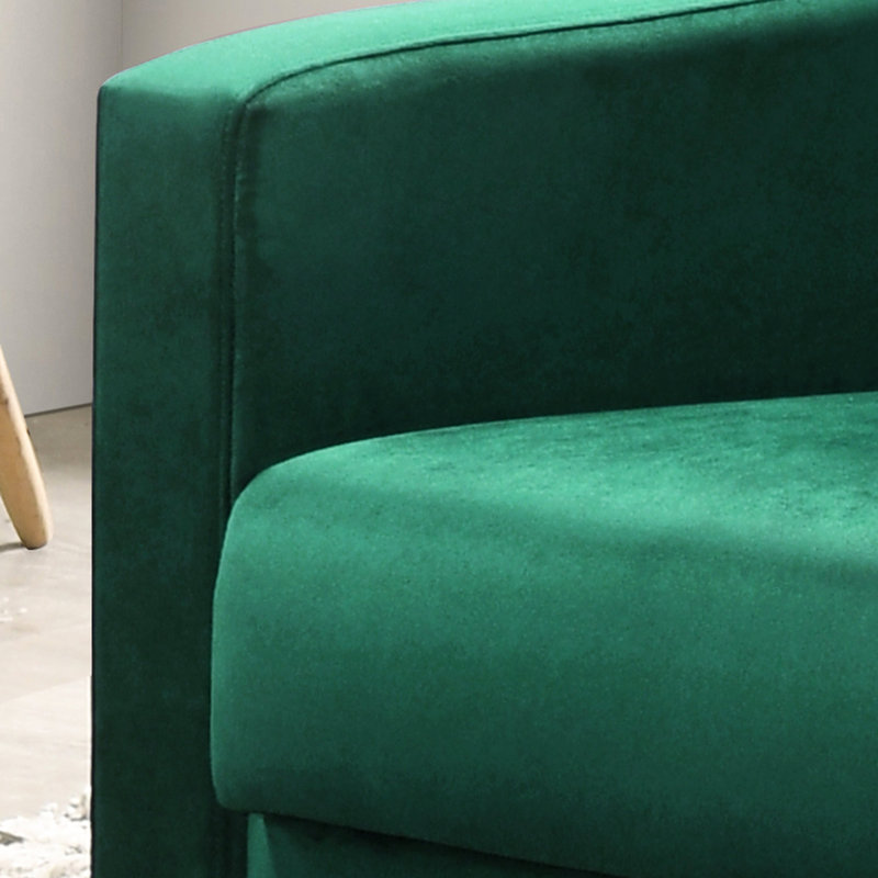 Fauteuil en velours 27,5 po