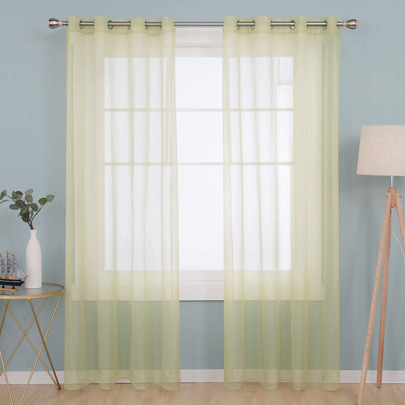 Doveton Blackout Curtain Pair, Matcha Green, 140cm W x 138cm D
