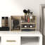Étagère de bureau avec compartiment de rangement-1689505781