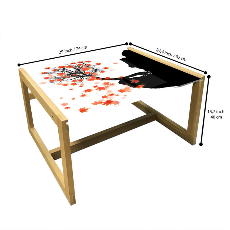 Jadeyn Sled Coffee Table, 62cm H x 74cm W x 40cm D