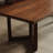 Roushey Walnut Rectangular Solid Wood Top with Solid Wood Base Dining Table-229101714