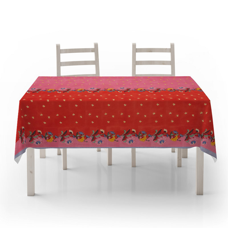 Nappe Eloan Premium (55 x 87 pouces), 50% coton / 50% polyester, lavable et repassable à la machine | Durable, sécuritaire pour le sèche-linge, conception élégante pour la salle à manger et les occasions spéciales, polyvalente et facile d'entreti