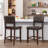 Counter Stool with Solid Wood Frame-91904563