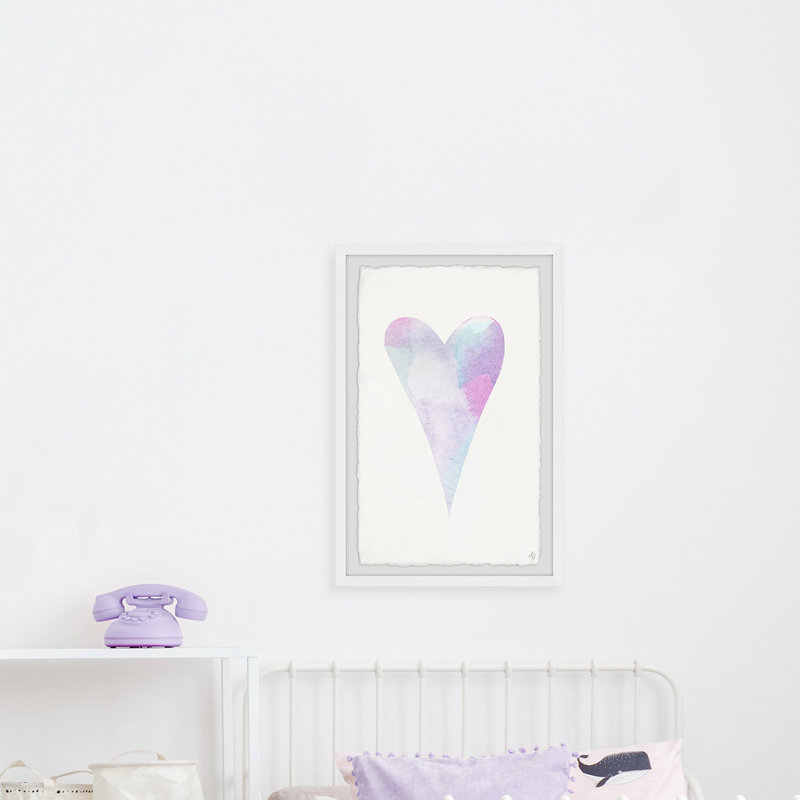 «Lydia Magical Heart», reproduction encadrée, H 30 po x l 20 po