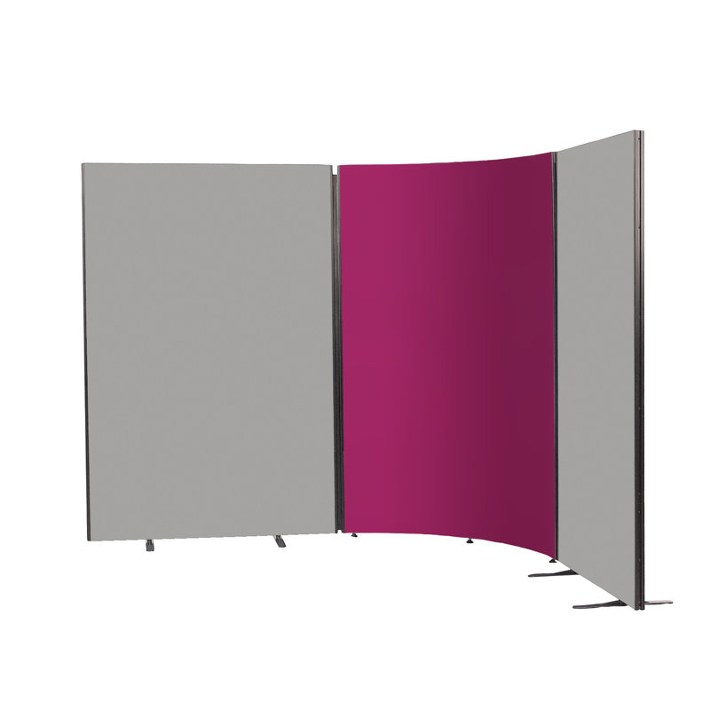 Wood Partition, 122.5cm H x 90cm W x 3cm D, Magenta