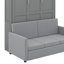 Grand lit escamotable avec coussin-118017953