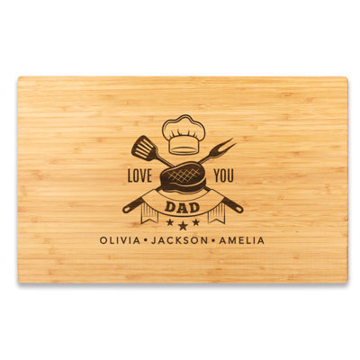 Koyal Wholesale Bamboo Laser Engraved Cutting Board