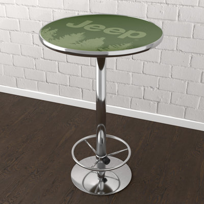 Round Metal Base Dining Table