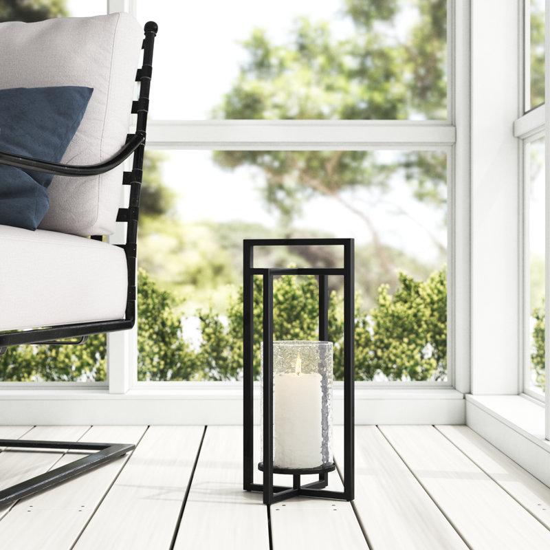 Renly Floor Lantern, 18" H x 9" W x 9" D