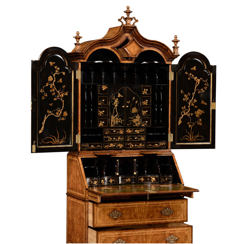 JC Traditional Solid Wood Secretary Desk