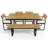 6-Piece Outdoor Dining Set, Acacia Wood-273813397