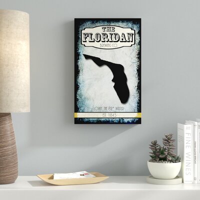 States Brewing Co Florida' Graphic Art Print on Wrapped Canvas -  Ebern Designs, EBND3055 39246982