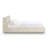 Keyshawn Cream Jacquard Pattern Queen Bed