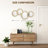 Metal Wall Art Modern Mirror Decor Home Hanging Wall Sculptures For Living Room Bedroom Dining Room,