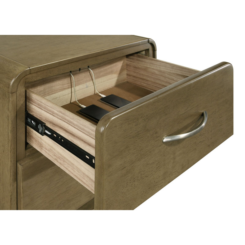 Table de chevet 2 tiroirs Amsbury