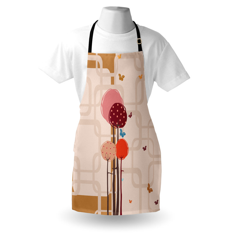 No Pattern Bib Apron