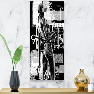 Horloge murale moderne Cyborg