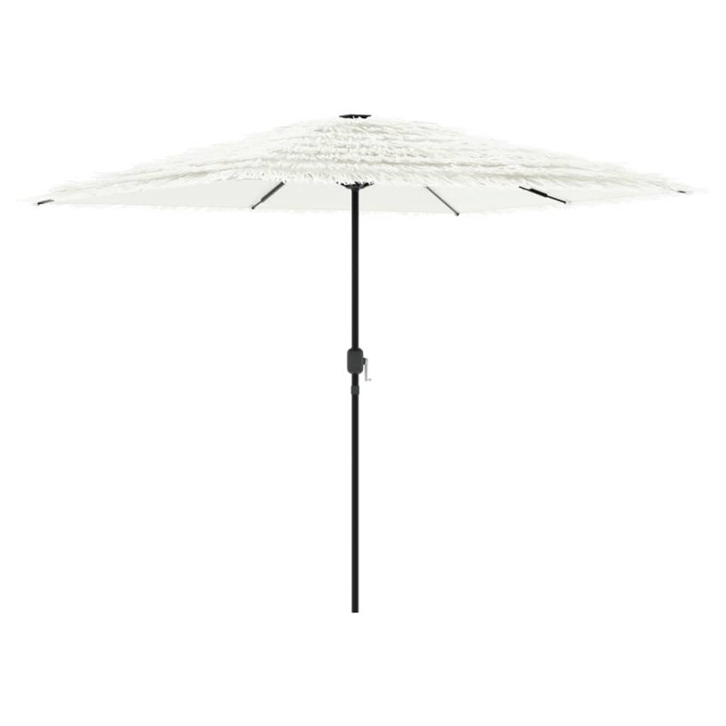 Beach Parasol, 248cm H x 248cm W x 248cm D, White