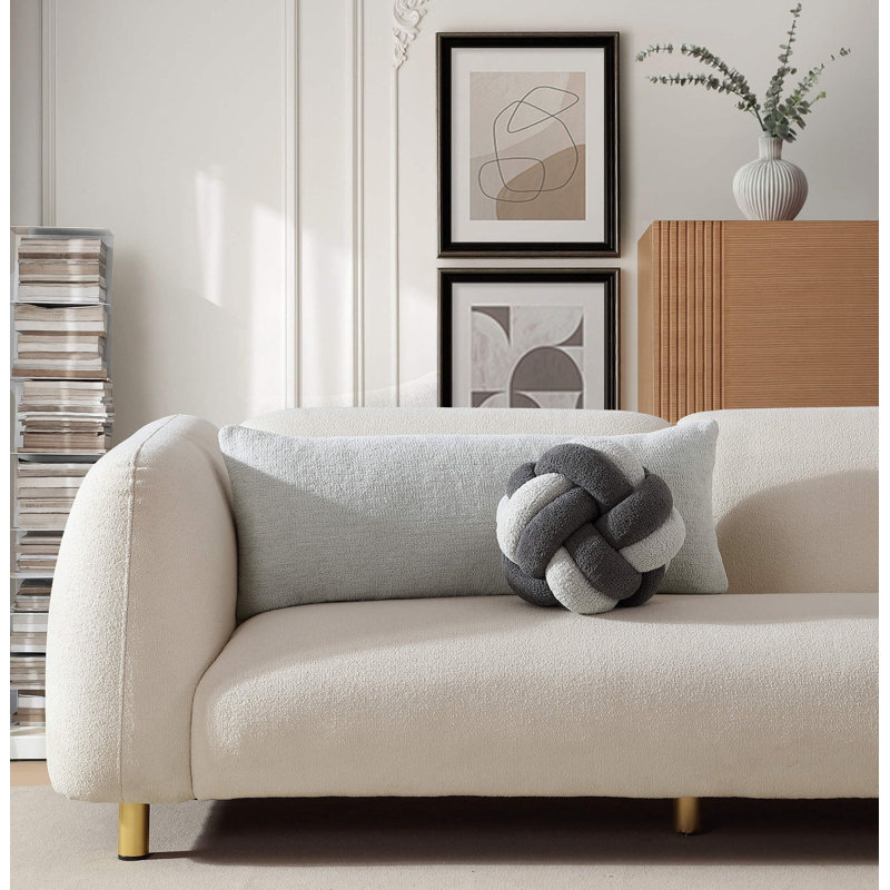 Snug Lumbar Pillow Cover & Insert, Cloud Gray