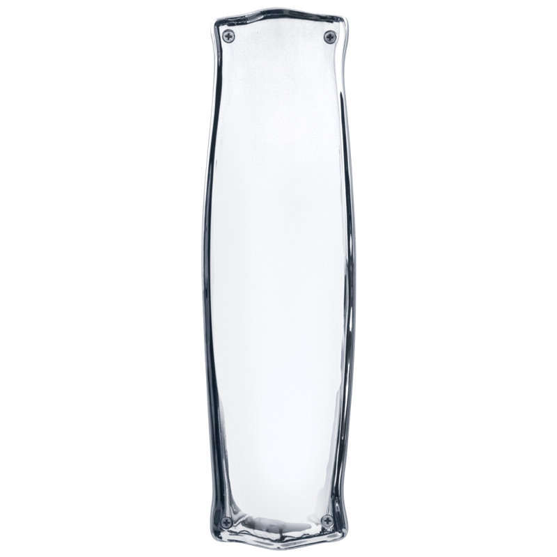 Plaque de poussoir Prairie, Chrome brillant